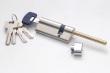 Цилиндр «Мауэр» Mauer Elite, ключ-вертушка, 45×35, 36×21, 36×56 мм перфокарта, золото, хром